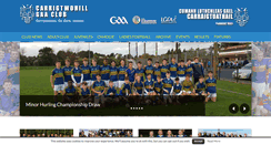 Desktop Screenshot of carrigtwohillgaa.com