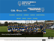 Tablet Screenshot of carrigtwohillgaa.com